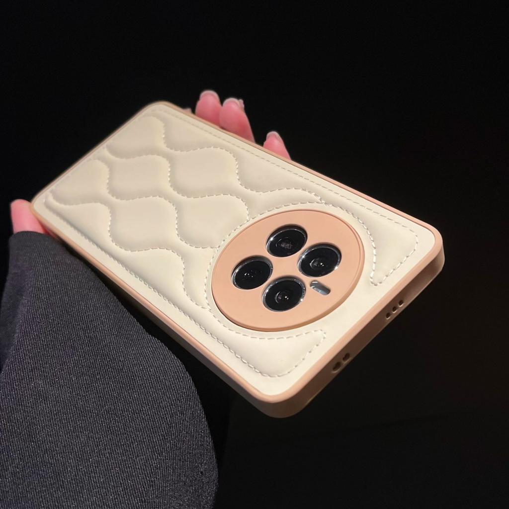 Skórzana kurtka puchowa, Pełny pakiet etui na telefon Huawei Mate60pro, Wstrząsoodporne etui ochronne P50Pro Nova11