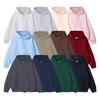 Cotton Silver Fox Fleece Hooded Sweatshirt Hong Kong Style Youth Fleece-Lined Oversized Fashionable Youth Sweatshirt