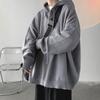Men's Retro Loose Hooded Turtleneck Sweater - Japanese Style Spring/Autumn Knitted Outerwear