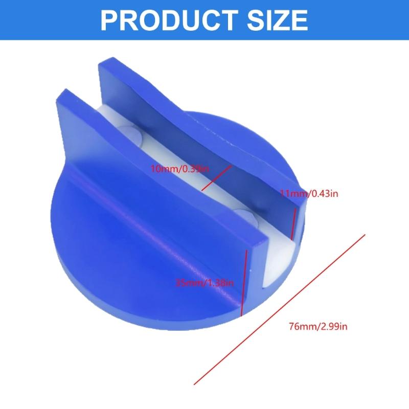 Heavy Duty Magnetic Welding Rails Adapter With Plastic Reinforced Base for Secure Equipment Attachments Nonslip Grip