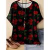 3D Printed Summer Fashion Women's T-Shirt Breathable Versatile Trend