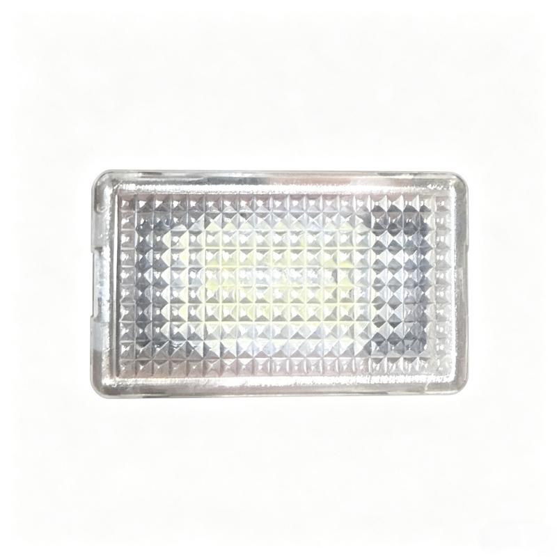 Trunk and Door Light Replacement Set, 4 LED Cabin Lamps for Footwell Courtesy and Front Trunk Lighting Use in Vehicles