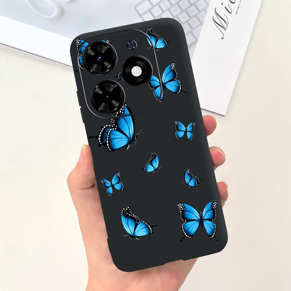 For Tecno Spark Go 2024 Case BG6 New Fashion Candy Painted Cover Soft TPU Phone Case For Tecno Spark Go 2024 Fundas 6.6'' Bumper