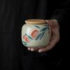1PCS Chinese Style Ceramic Hand Painted Tea Jar Household Small Portable Sealed Moisture-proof Tea Storage Bottle 2025 New
