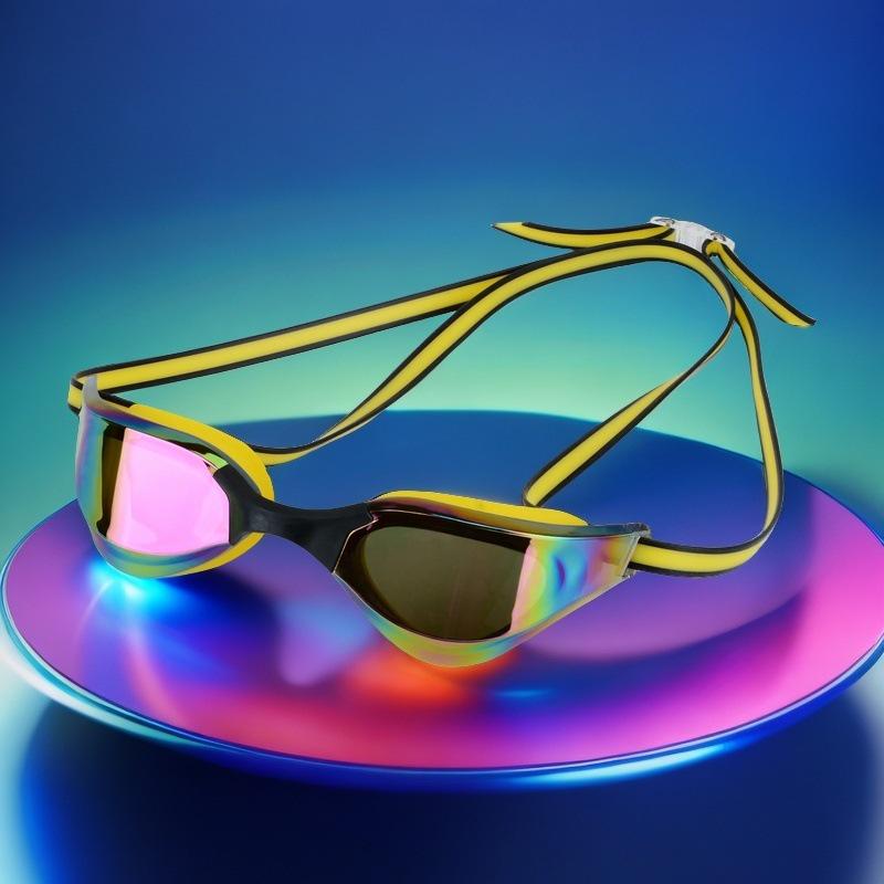 HD Anti-Fog Waterproof Swimming Goggles for Adults - Professional Competition & Training