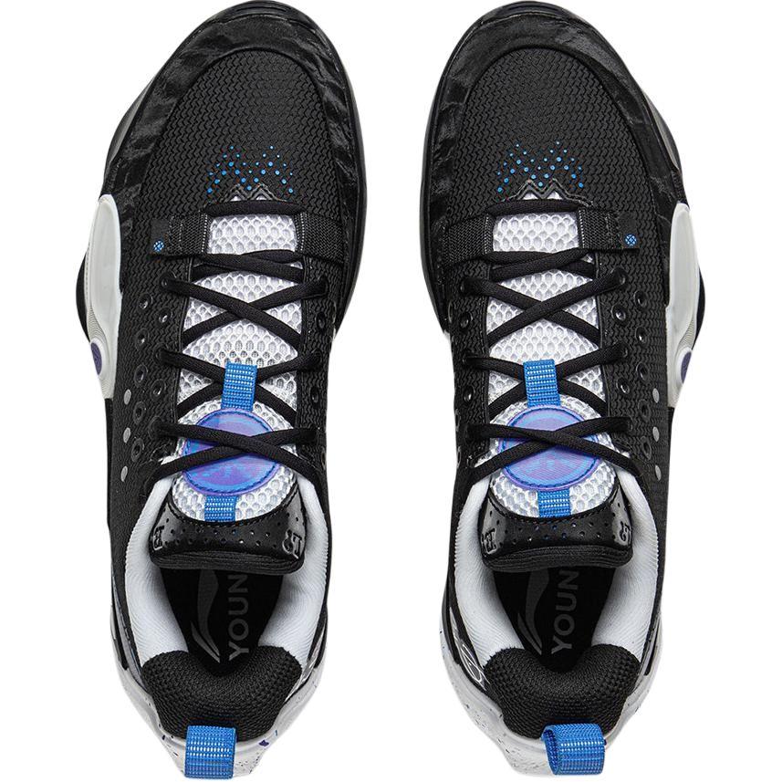Li Ning YOUNG Low Top Basketball Shoes Black Teenagers YKBV010-1