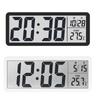 Modern Minimalists LCD Digital Clock for Office Bedroom Decors Date Temperature Display Modern Decors Desk Wall Clock