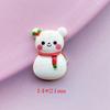 10/20Pcs New Resin Cute Mixed Christmas Series Flat Back Cabochon Scrapbooking Hair Bow Center Embellishments DIYAccessories F37