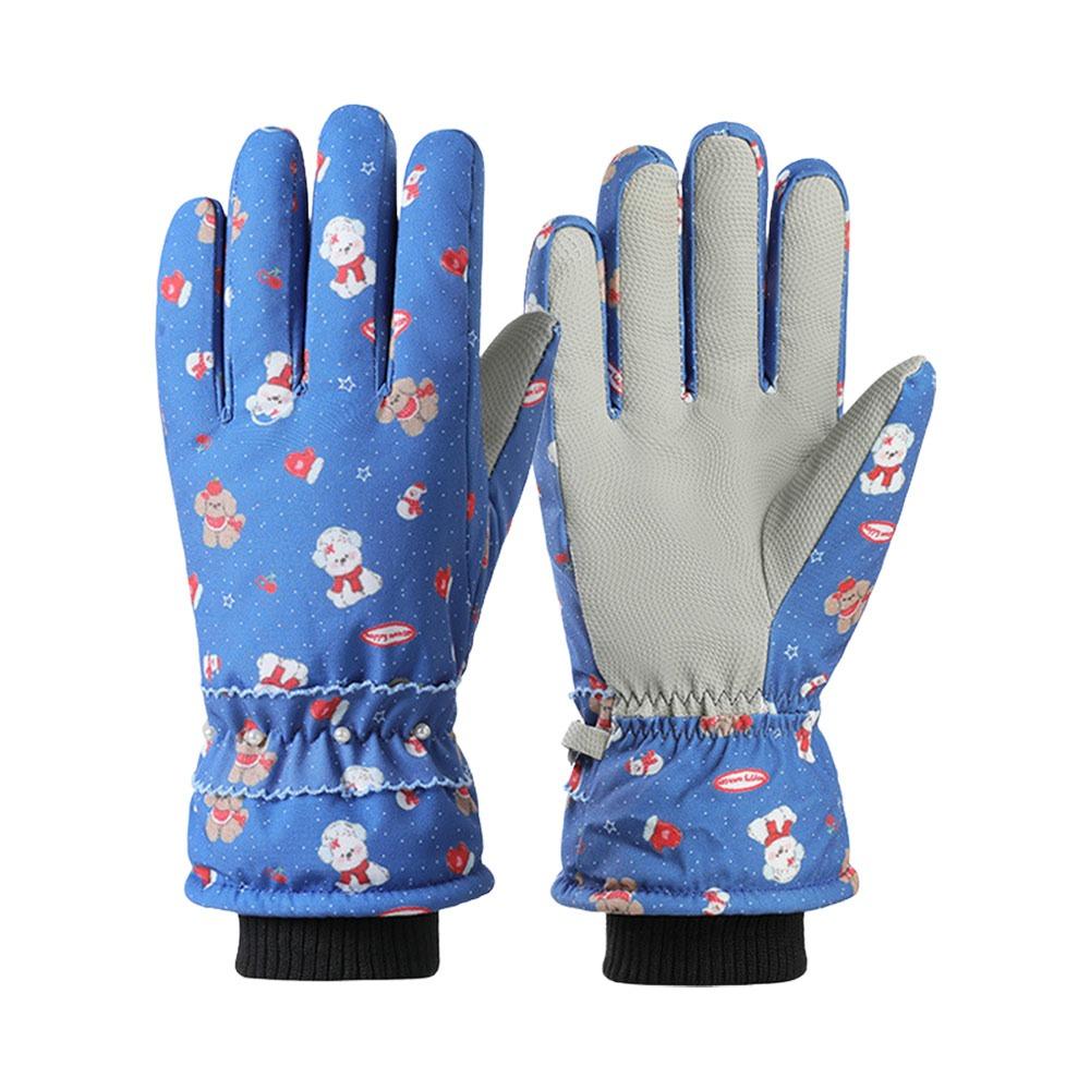 Warm Winter Skiing Gloves Non-slip Snowboard Gloves Fashion Outdoor Sports Gloves  for Men Women