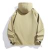 Spring and Autumn American Loose Semi-Zipper Jacket Couple Tooling Windproof Water-proof Jacket Men