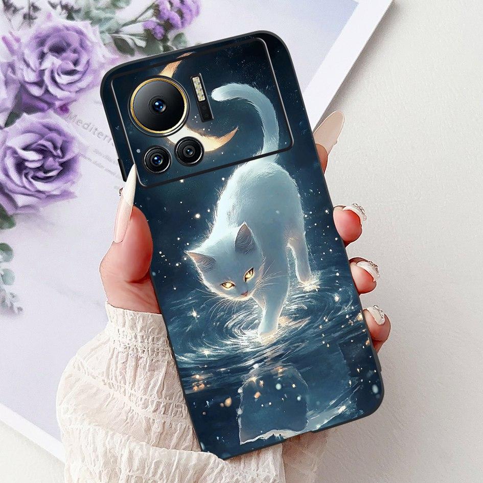 For Infinix Note 12 VIP Case X672 Cover New Stylish Flower Butterfly Soft Silicone Phone Cover For Infinix Note 12i X6819 Bumper