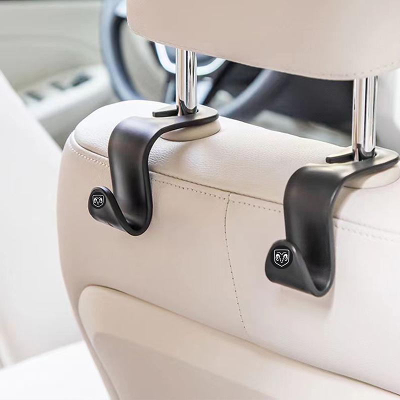 2/4Pcs Car Seat Hook Multifunctional Storage Hanger Car Styling for Dodge Journey Caliber Challenger Charger Ram 1500 Stratus Dart Dakota Durango