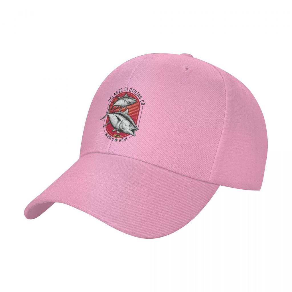 With Round Neck Printed Pelagic Tuna Women'S Baseball Caps Unisex'S Snap Back Caps Casual Hip Hop Daddy Hats Outdoor Sun Hat