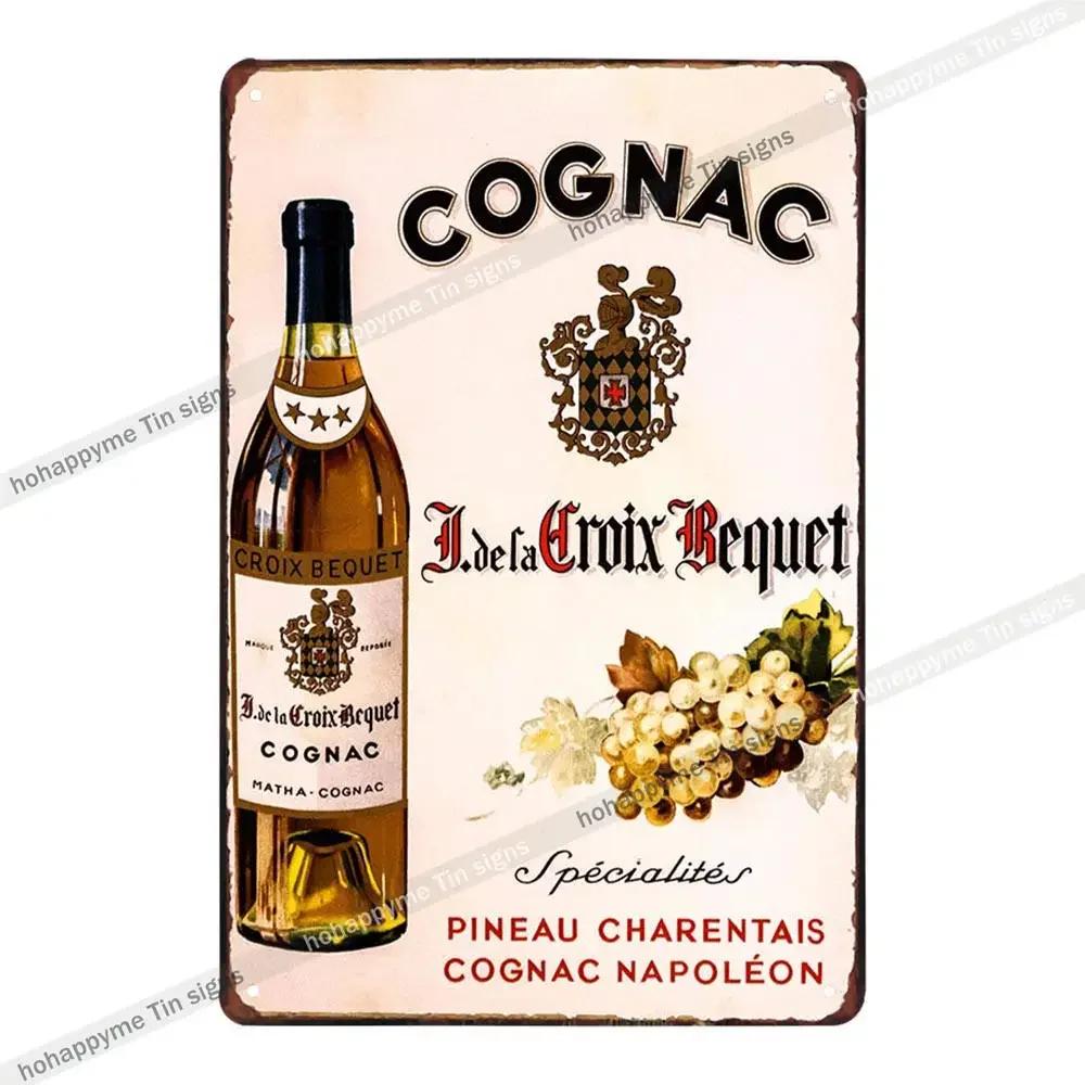 Bar Metal Wall Art Decoration Plaque Signs Champagne Whisky Grape Wine Pub Club Cafe Poster Iron Painting Home Decor 20x30cm