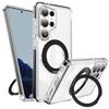 Applicable To Samsung S26Ultra Crystal Shield Magnetic Suction Bracket Mobile Phone Case S25Ultra Magnetic Suction S24Ultra Protective Case