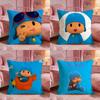 PPocoyos Cute Cartoon Cushion Cover Premium Comfort Reversible Pillow Cove Two In One Design For Any Room Car Interior