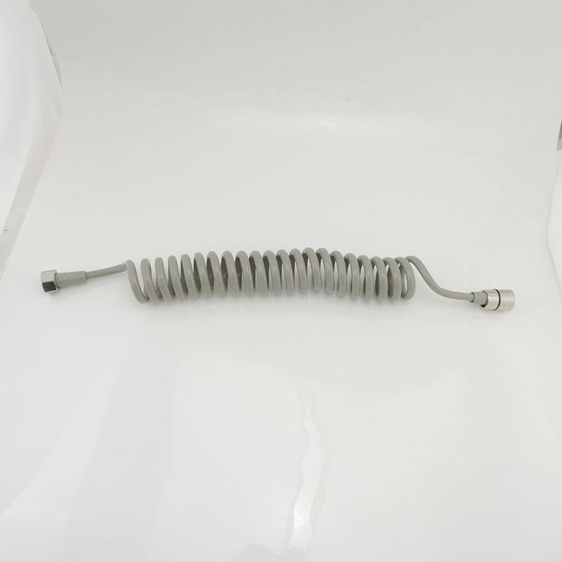 2m 3m 5m Grey Flexible Long Spring Shower Head Hose Tube Plastic for Bathroom Water Toilet Bidet Sprayer Telephone Line Soft 1/2