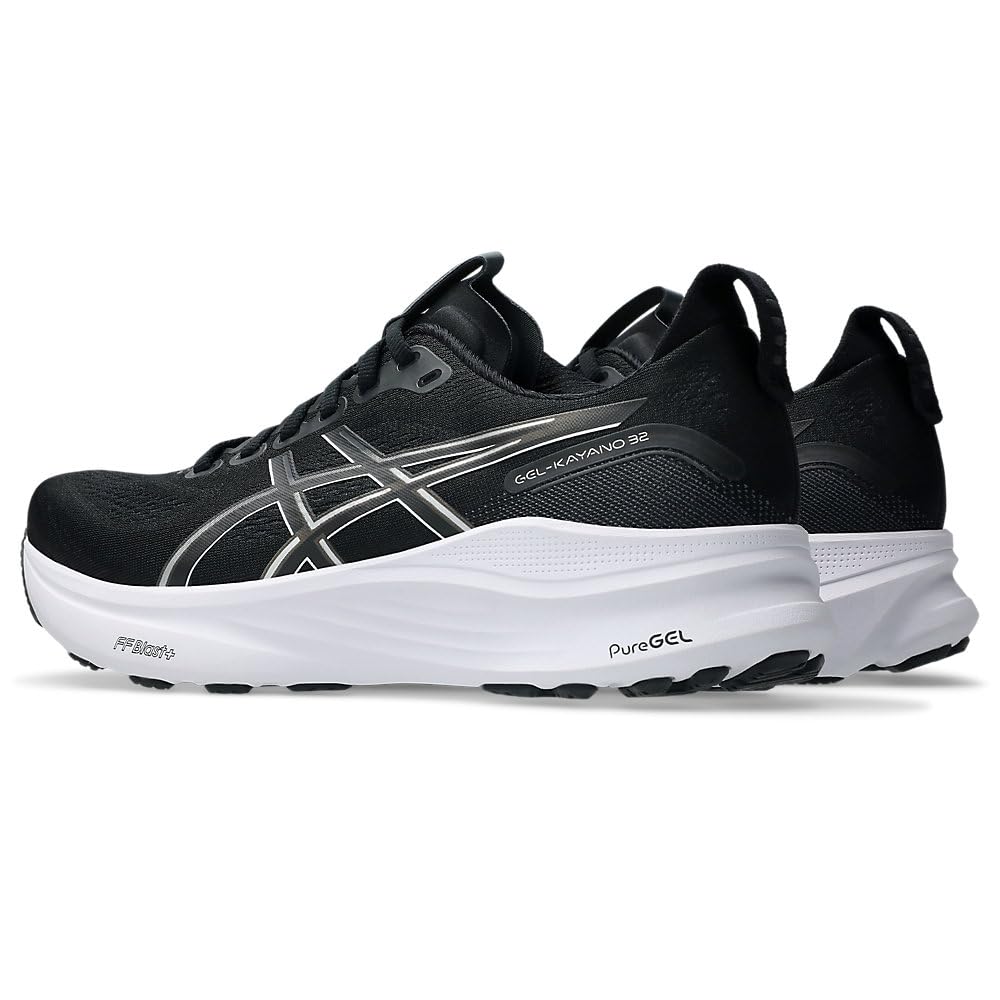 Asics Official Store Exclusive 32 Running Size GEL-KAYANO Men's Shoes, 27.5 E, Black/White