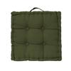 Floor Cushion 40 X 40 Cm Solid Khaki Horizon