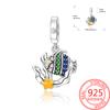Colorful Copper Metal Colorful Animals Parrot Rabbit Puppy Charm Bead Component Pendant Bead Component Compatible With DlY Bracelet High Quality Fine