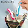 Hygiene Oral Portable Disposable Foldable Travel Camping Toothbrush Soft Bristle Tooth Cleaning Tools Folding Toothbrush