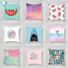 Lovely Pattern Cushion Cover Polyester Home Decor Fierce Shark Pillowcases Sofa Car Hotel Pillow Cases