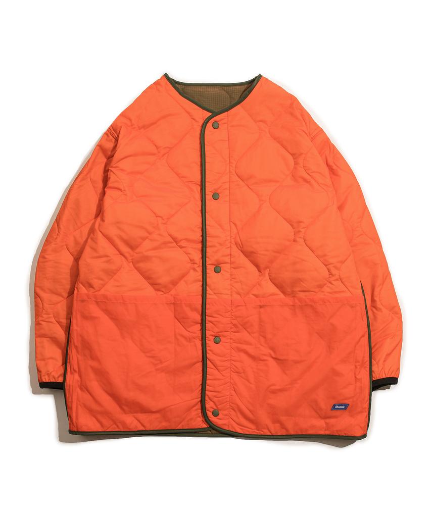 Slowpoke Reversible Quilted Jacket Multi Beige