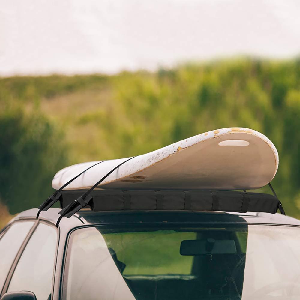 Car Roof Luggage Rack Universal Foldable Roof Soft Luggage Rack Suitable For Kayaking/Canoes/Snowboards/Windsurfing Brackets