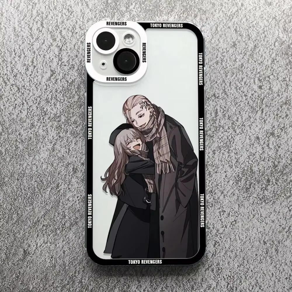 Tokyo Revengers Anime Handyhülle Für iPhone 16 15 14 13 12 11 Pro Max XS X XR 7 8 SE Hüllen Transparent Fundas