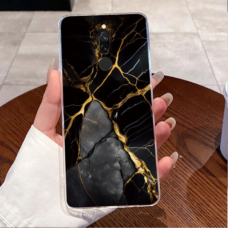 Back Cover For Xiaomi Redmi 8 8A Case Clear Luxury Cute Love Rabbit Cool Funny Pattern Transparent TPU Soft Silicone Phone Case