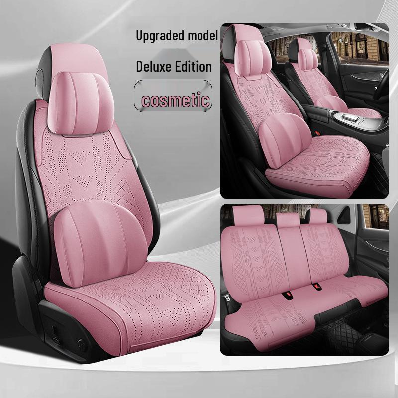 4th Gen Geely Emgrand Premium Suede Seat Covers - All Seasons Manual Xingyao Longteng Edition