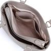 Shrink Material That Makes Scratches Less Noticeable Bag for A4 Size Sand Stitch 52901 [Kitamura] Semi-shoulder Y-1329 Women's Beige/White
