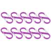 10PCS S Double Carabiner Set Tactical Gear Hooks for Camping EDC Survival Climbing Spring Backpack Keychain Clip