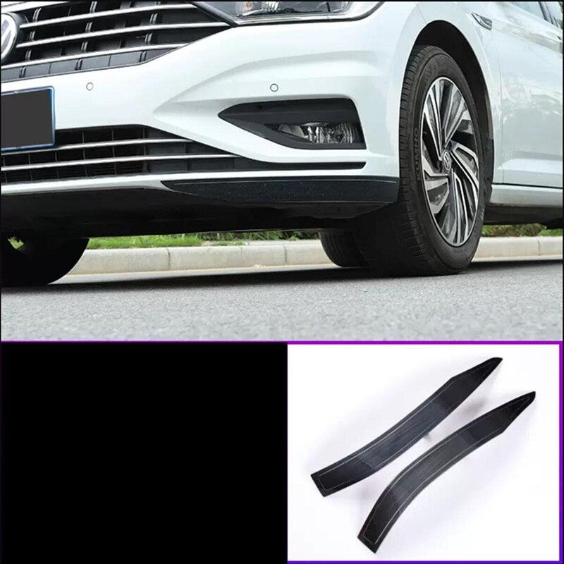 For VW Jetta MK7 2019 2020 2021 2022 2023 Parts 2pcs/lot Stainless Steel Car Front Rear Bumper Protective Trim Panel