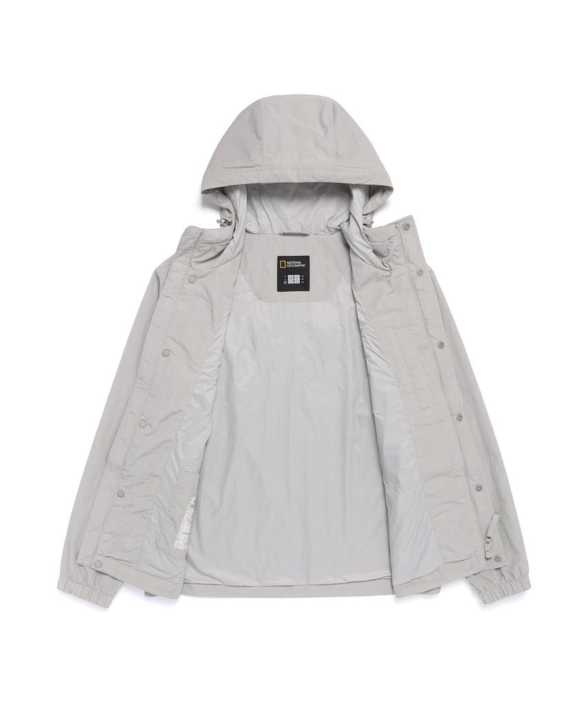Nationalgeographic N261Ujp960 Orca Taslan Hooded Out-Pocket Jumper L/Grey