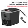 Mini-Kühlschrank 12V 220V Auto Haus Doppelnutzung Kühlschrank Gefrierschrank 10L Outdoor Kühlbox & Wärmer Elektrischer Kühlschrank Tragbare Eisbox