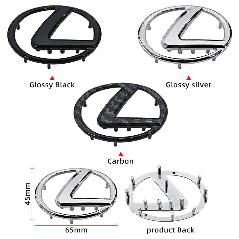 ABS Steering Wheel Center Emblem Sticker for Lexus RX NX ES IS GX LX UX CT GS F Sport RX300 RX350 GX460 Etc Logo Badge Decal HE5