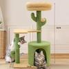 Eryan Wooden Cactus Cat Tree