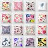 Flower Butterfly Pattern Series Cushion Pillow Case Decoration Polyester Cushion Cover Pillow Sofa Decorative Pillow Case