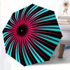 1pc Abstract DesignAutomatic Folding Umbrella, Portable & Foldable Design with 8 Ribs, Casual Outdoor Accessory Yy250804196