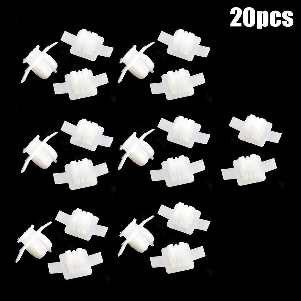 20 PIÈCES Adapté pour HONDA Civic 8ème Gén. & CR-V 3ème Gén. Clips de Garniture d'Arc de Roue Entourage Extérieur Aile Avant Plastique Fixation Auto