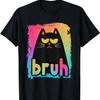 Funny Cat Bruh For Teens Boys Girls Men Women Meme Graphic T-Shirt(2)
