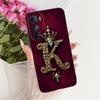 For Motorola Moto Edge 30 5G Royal Crown Initial Letter Couple Phone Case For Moto Edge30 30Pro 30 Neo Black Silicon Soft Cases