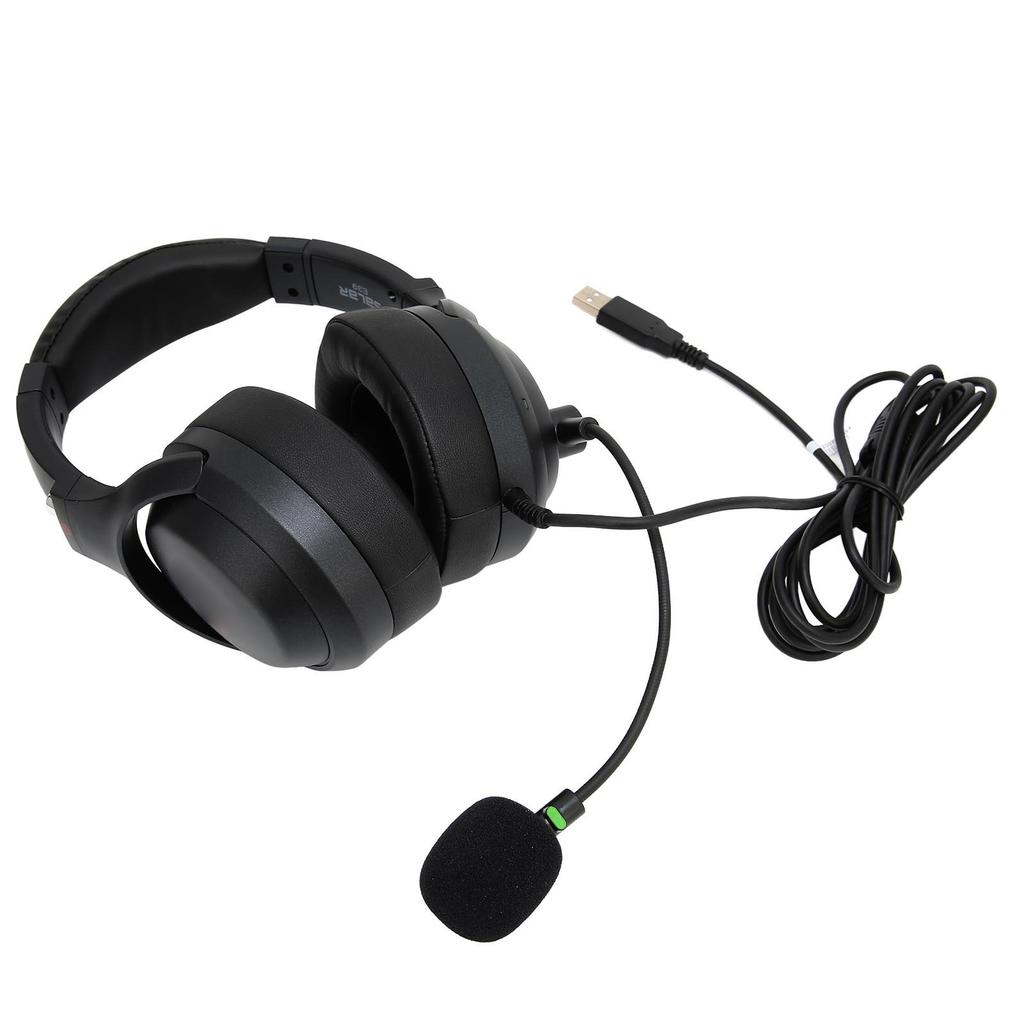 Test-Headset, am Kopf getragen, USB, ENC-Geräuschunterdrückung, für Schülerprüfungen, mit integrierter Soundkarte