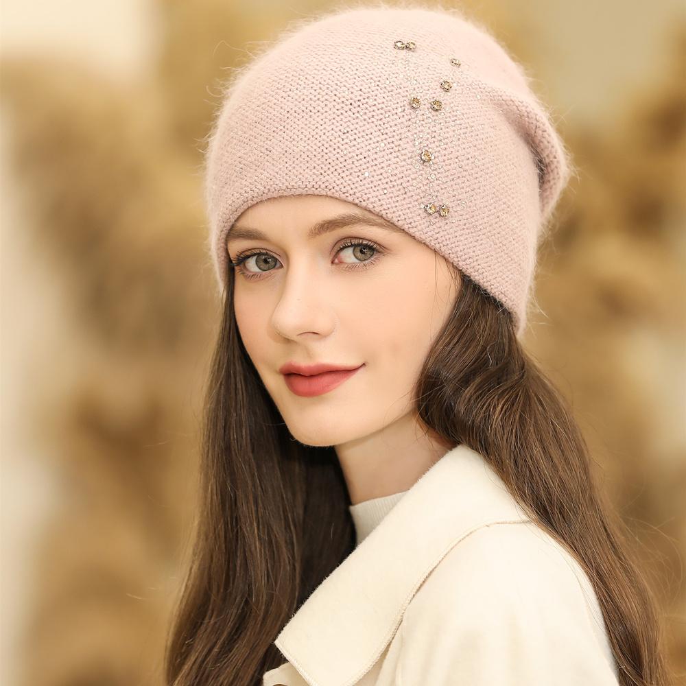 Women's Winter Hat Fleece Hat Winter Warm Hat Women's Casual Streetwear Knit Hat