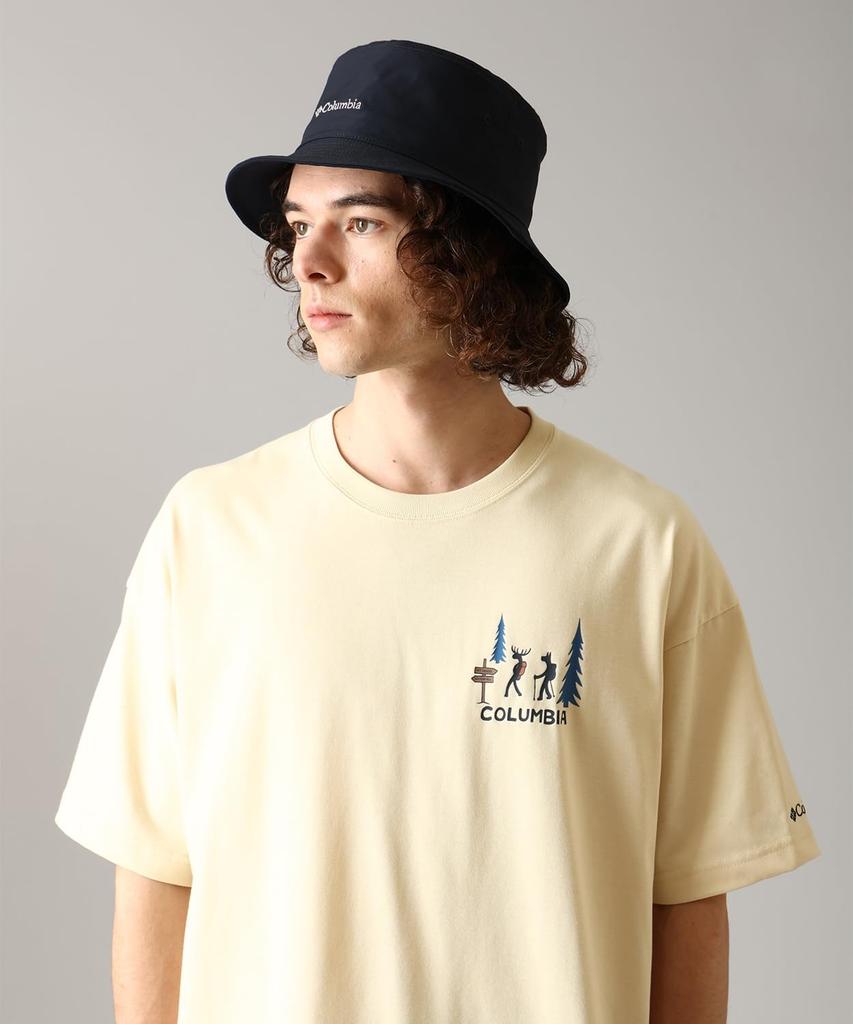Lake To Avenue Graphic Short Sleeve PG2040 Glove Yellow Hike Size L [Columbia] T-Shirt
