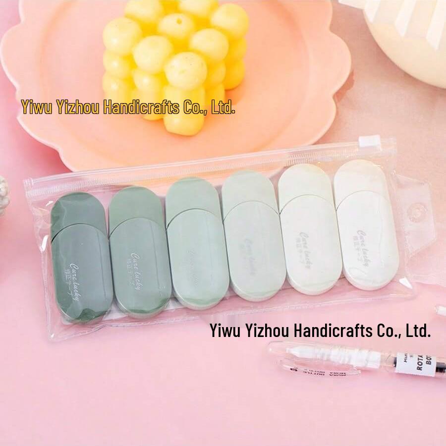 High-Capacity Cute Mini Correction Tape: Smooth, Convenient, Simple Eraser Tape