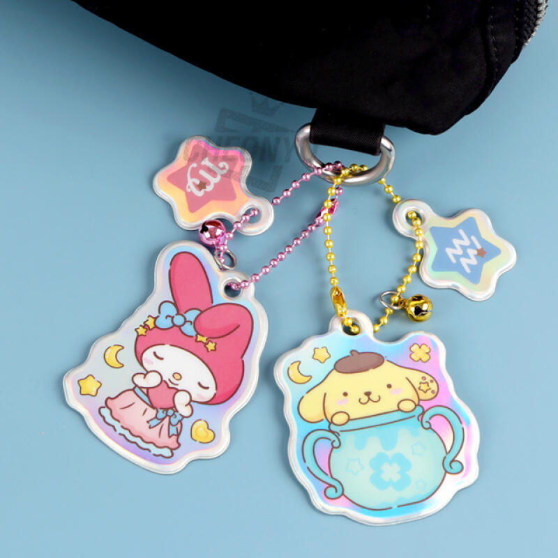 Sanrio Glückskarten Sternzeichen Schlüsselanhänger (20 Stück im Set)