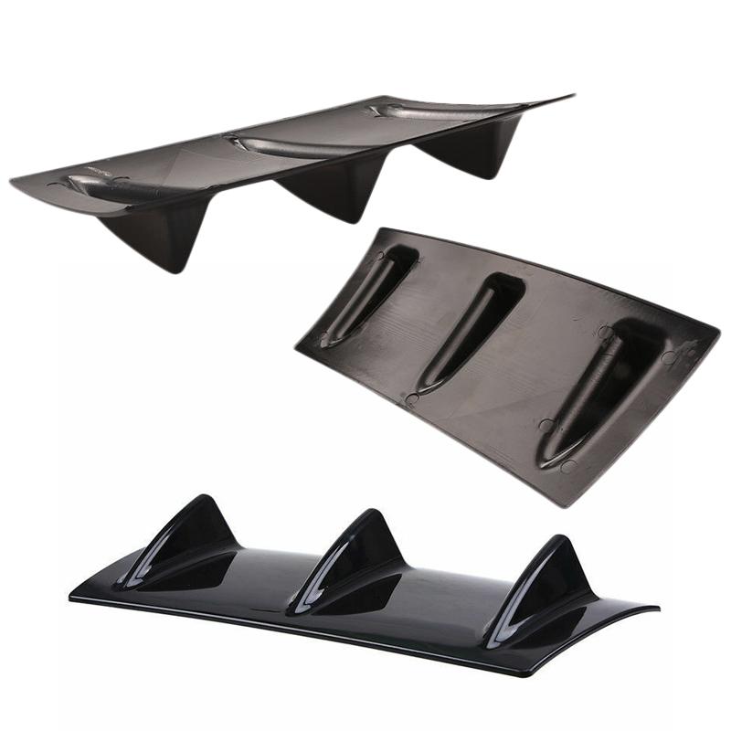 Universal Car Rear Bumper 3 5 Shark Fin Diffuser Spoiler Protector For Benz W213 W211 W212 Dacia Duster Honda Crv Seat Leon