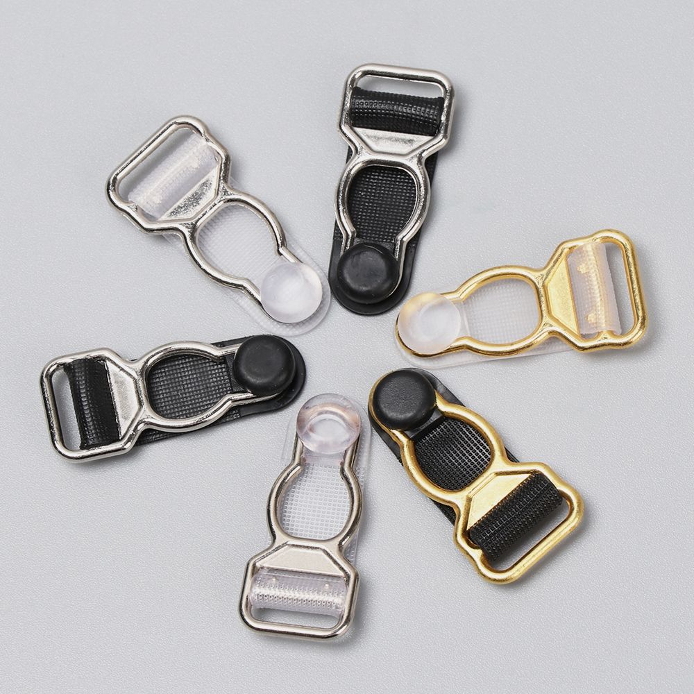 10pcs 10/12mm Corset Leg Garter Belt Clip Plastic Suspender Clips Hosiery Stocking Grips